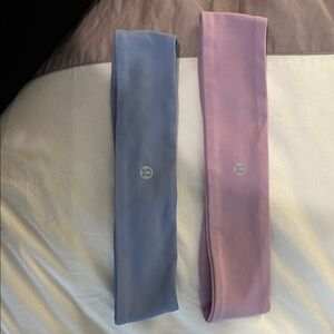 Bundle of 2 Lululemon Athletica Lavender and Light Blue Headbands